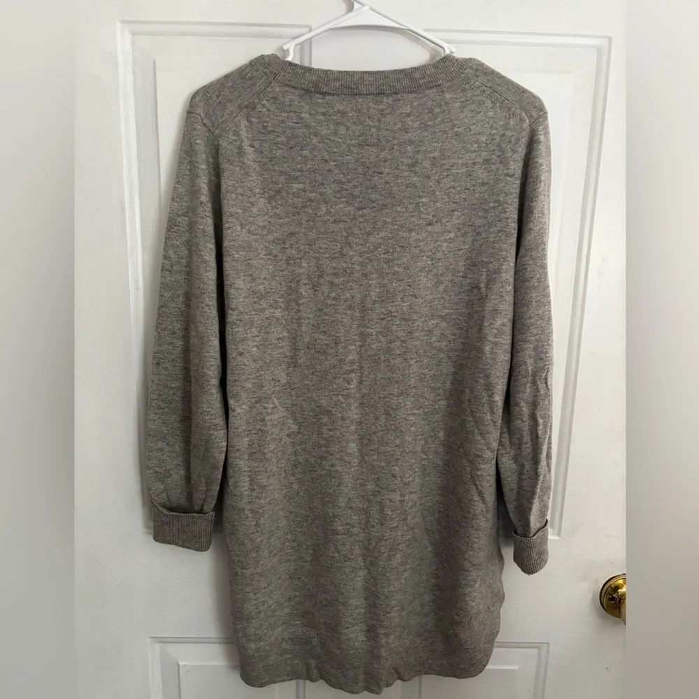 J.Crew Gray Merino Wool Blend Sweater Crewneck Lightweight Size M - Picture 8 of 10